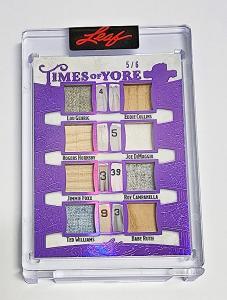 Babe Ruth, Lou Gehrig, Roy Campanella Jersey Bat