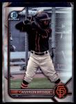 2022 Bowman Refractor Aeverson Arteaga Giants Lot