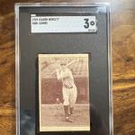 1929 Earle Combs SGC 3 Yankees Baseball Card