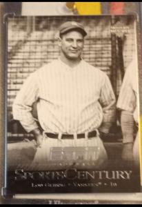 2000 Upper Deck Lou Gehrig Legends Card