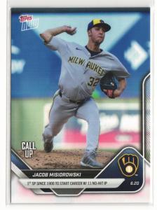2025 Topps Now Jacob Misiorowski #327 MLB Card