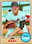 1968 Topps Jim Kaat Sports Card - Twins