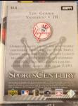 2000 Upper Deck Lou Gehrig Legends Card