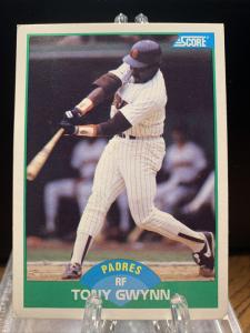 1989 Score Tony Gwynn #90 San Diego Padres Card