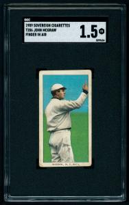 1909-11 T206 John McGraw Finger in Air Card