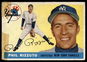 1955 Topps Phil Rizzuto New York Yankees Card
