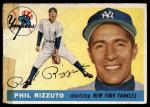 1955 Topps Phil Rizzuto New York Yankees Card