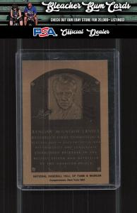 1981-89 Hall of Fame Metallic Plaques Kenesaw Landis