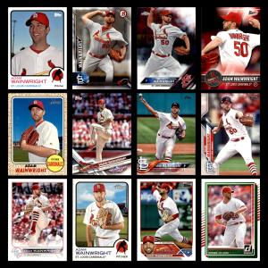 Adam Wainwright 12 Baseball Card Lot 2014-2025