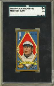 1911 T205 Hugh Duffy White Sox HOF Card