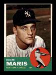 1963 Topps Roger Maris #120 Card
