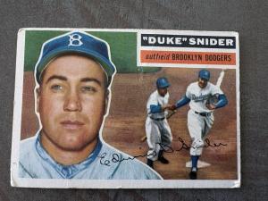 1956 Topps Duke Snider Brooklyn Dodgers Card