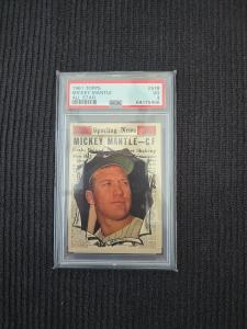 1961 Topps Mickey Mantle All Star #578 Card