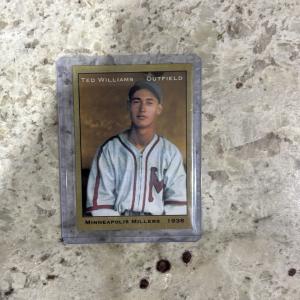 Ted Williams 1938 Minneapolis Millers Minor League Card