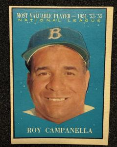 1961 Topps Roy Campanella Baseball Card #480