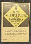 1961 Topps Roy Campanella Baseball Card #480