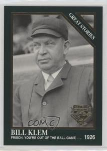 1995 Megacards Bill Klem HOF #1378 Card