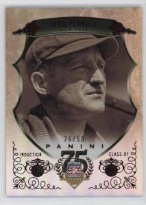 2014 Panini Hall of Fame Herb Pennock Card 26/50