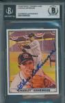 Charlie Gehringer Autographed Trading Card - Beckett Cert