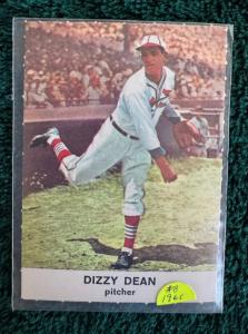 1961 Golden Press Dizzy Dean #8 Cardinals Card