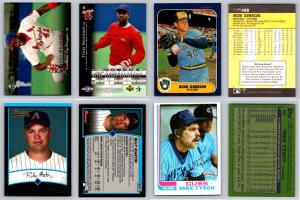 Mike Tyson, Bob Gibson, Terry Bradshaw, Billy Martin Cards