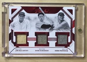 2023 Flawless Joe McCarthy Game Worn Red Sox Card