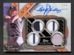 Roger Clemens 2022 Tops Sterling Quad Patch Auto