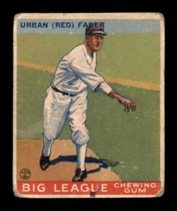 1933 Goudey Red Faber #79 Baseball Card
