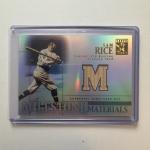 Sam Rice 2002 Topps Tribute Milestone Materials Card