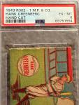 Hank Greenberg 1943 R302 PSA 6 Detroit Tigers Card
