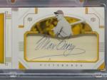 Max Carey 2021 Panini National Treasures Auto Booklet