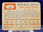 1960 Fleer Joe Medwick Baseball Card #22