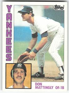 1984 Topps Don Mattingly Yankees Baseball Card