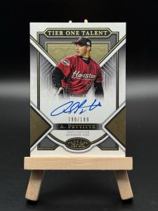 2023 Topps Tier One Andy Pettitte Auto 199/199