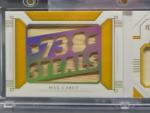 Max Carey 2021 Panini National Treasures Auto Booklet