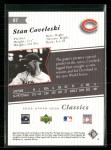 2005 Upper Deck Classics Stan Coveleski Card