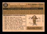 1960 Topps #35 Whitey Ford Baseball Card
