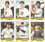 Detroit Tigers 2025 Topps Heritage Team Set with Dingler RC
