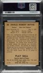 1941 Play Ball Red Ruffing #20 New York Yankees