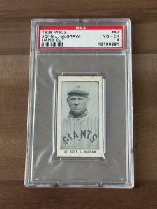 1928 W502 John McGraw HOF Card - PSA 4