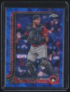 2025 Topps Chrome Sapphire Adrian Del Castillo Card