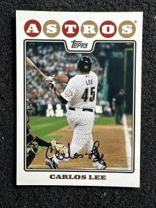 Carlos Lee #543 2008 Topps Baseball Card