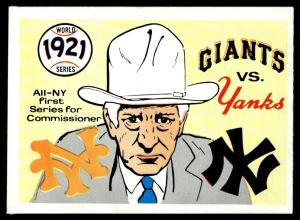 1970 Fleer World Series Kenesaw Landis Card