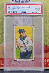 Hugh Duffy 1909-11 T206 Piedmont Baseball Card