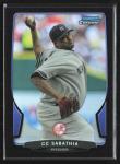 CC Sabathia 2013 Bowman Chrome Black Refractor /15