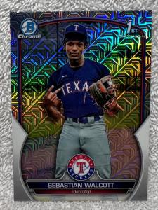 2023 Bowman Chrome Sebastian Walcott Mojo Refractor