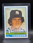 2025 Topps Heritage Ron Guidry Auto Card #ROA-RG