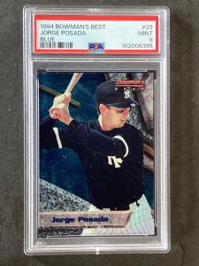 1994 Bowman's Best Jorge Posada Blue RC PSA 9