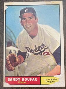 1961 Topps Sandy Koufax #344 Baseball Card