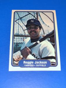 1982 Fleer Reggie Jackson Baseball Card #39